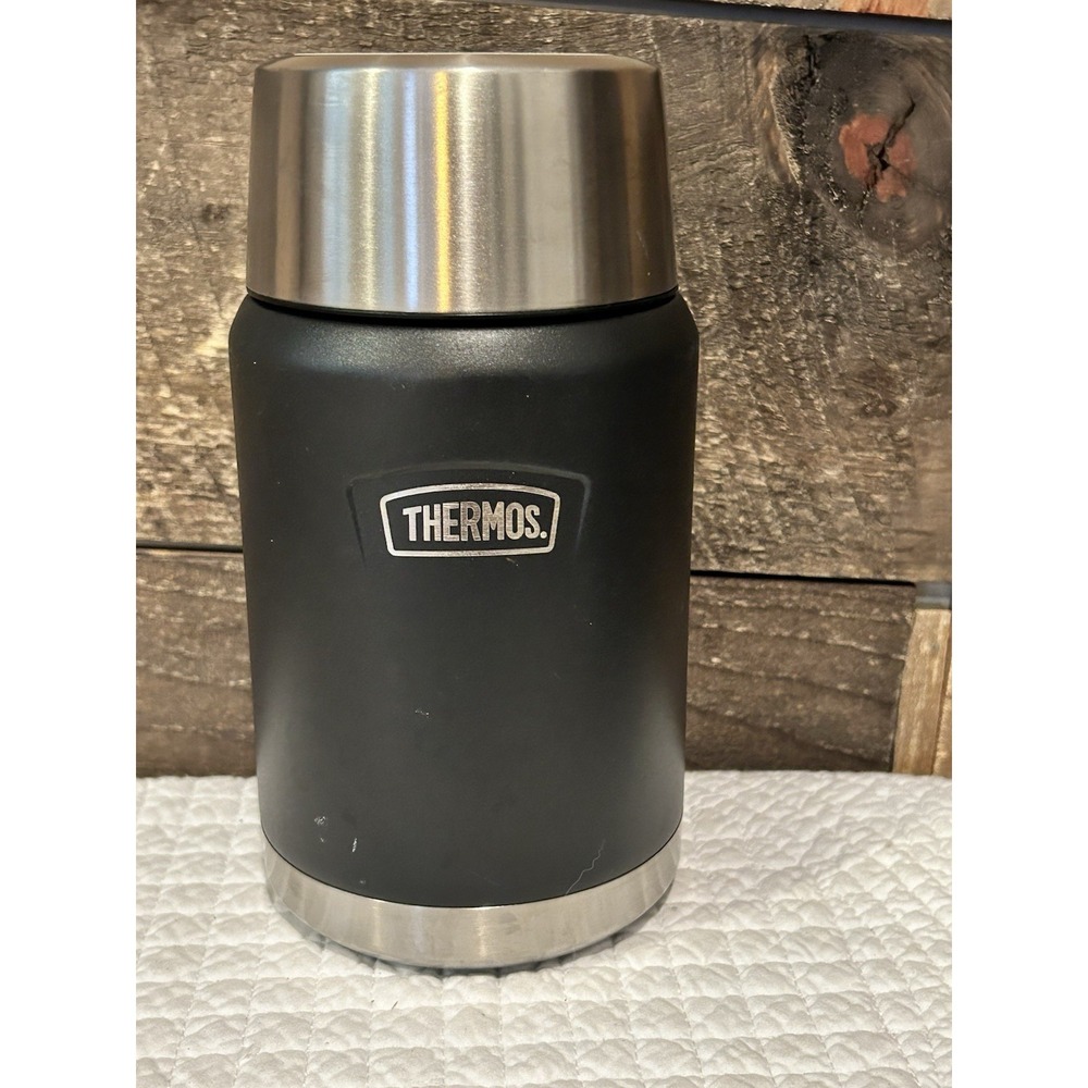 Thermos 16 oz Stainless Icon Vacuum Insulated Stainless Steel Food Jar Container